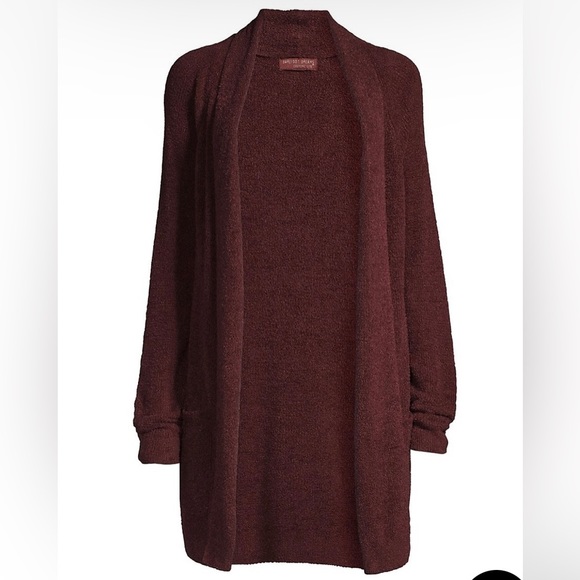 Barefoot Dreams Sweaters - Barefoot Dreams Cozychic Knit Red Cardigan
